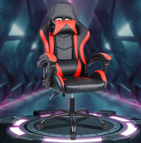 HKM-626707 Ergonomic Gaming Chair with Adjustable Armrests and Swivel Function for Office Use