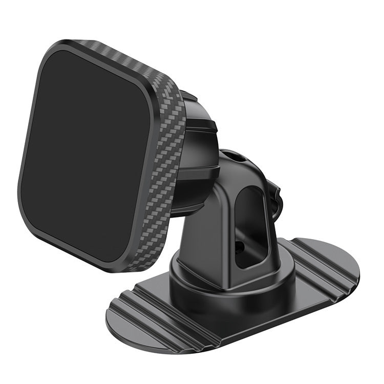 HKM-626707 Square Magnetic Mobile Phone Holder with Adhesive Paste Seat and Line Hook for Car Dashboard
