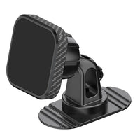 HKM-626707 Square Magnetic Mobile Phone Holder with Adhesive Paste Seat and Line Hook for Car Dashboard