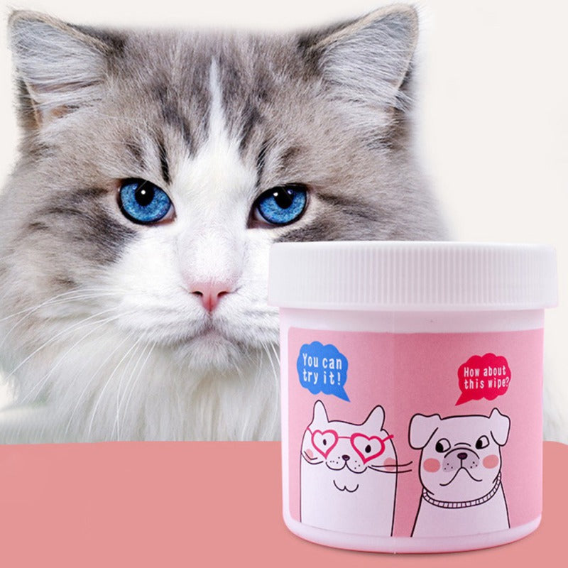 HKM-6267325 Pet Eye Cleaning Wipes, 120 Count for Removing Tear Stains and Eye Irritation