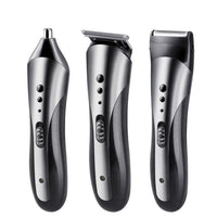 HKM-626899 Multi-Function Rechargeable Hair Clipper and Nose Hair Trimmer Set, Waterproof, 60 Min Runtime