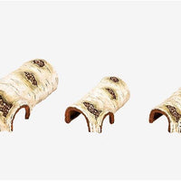 HKM-6269501 Hamster Resin Birch Shape Shelter - Ideal Hiding Nest for Dwarf Pets, Small, Medium, and Large Sizes Available