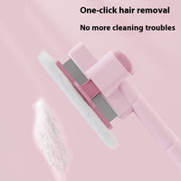 HKM-6269629 Pet Comb for Dogs and Cats - Flea Removal Dense Gear with ABS and Stainless Steel Construction in Sky Blue and Pink