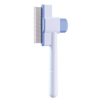 HKM-6269629 Pet Comb for Dogs and Cats - Flea Removal Dense Gear with ABS and Stainless Steel Construction in Sky Blue and Pink