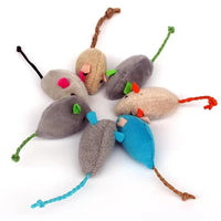 HKM-627027 Interactive Plush Cat Toy - Simulation Little Mouse for Fun and Scratch Resistance, Various Colors Available