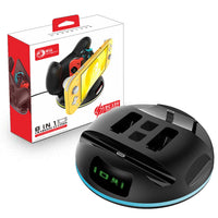 HKM-627027 Nintendo Switch Joy-Con & Pro Controller Charging Dock - Black, Type-C Connection, 3-4.5 Hours Charging Time
