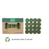 HKM-6271677 Biodegradable Pet Waste Bags - Green & Lavender Options, 8/16/20 Rolls Available