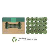 HKM-6271677 Biodegradable Pet Waste Bags - Green & Lavender Options, 8/16/20 Rolls Available