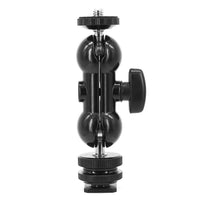HKM-627219 Universal Aluminum Alloy Hot Shoe Monitor Stand for SLR Cameras with Crab Clamp Support