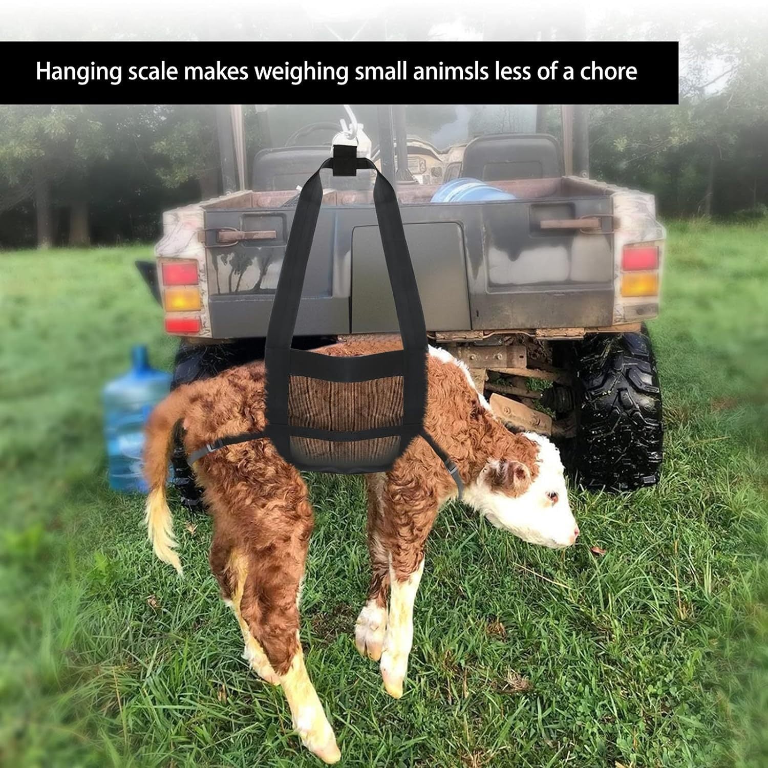 HKM-6272701 Large Dog Sling for Weighing Small Animals and Livestock – 35*150cm, 385g