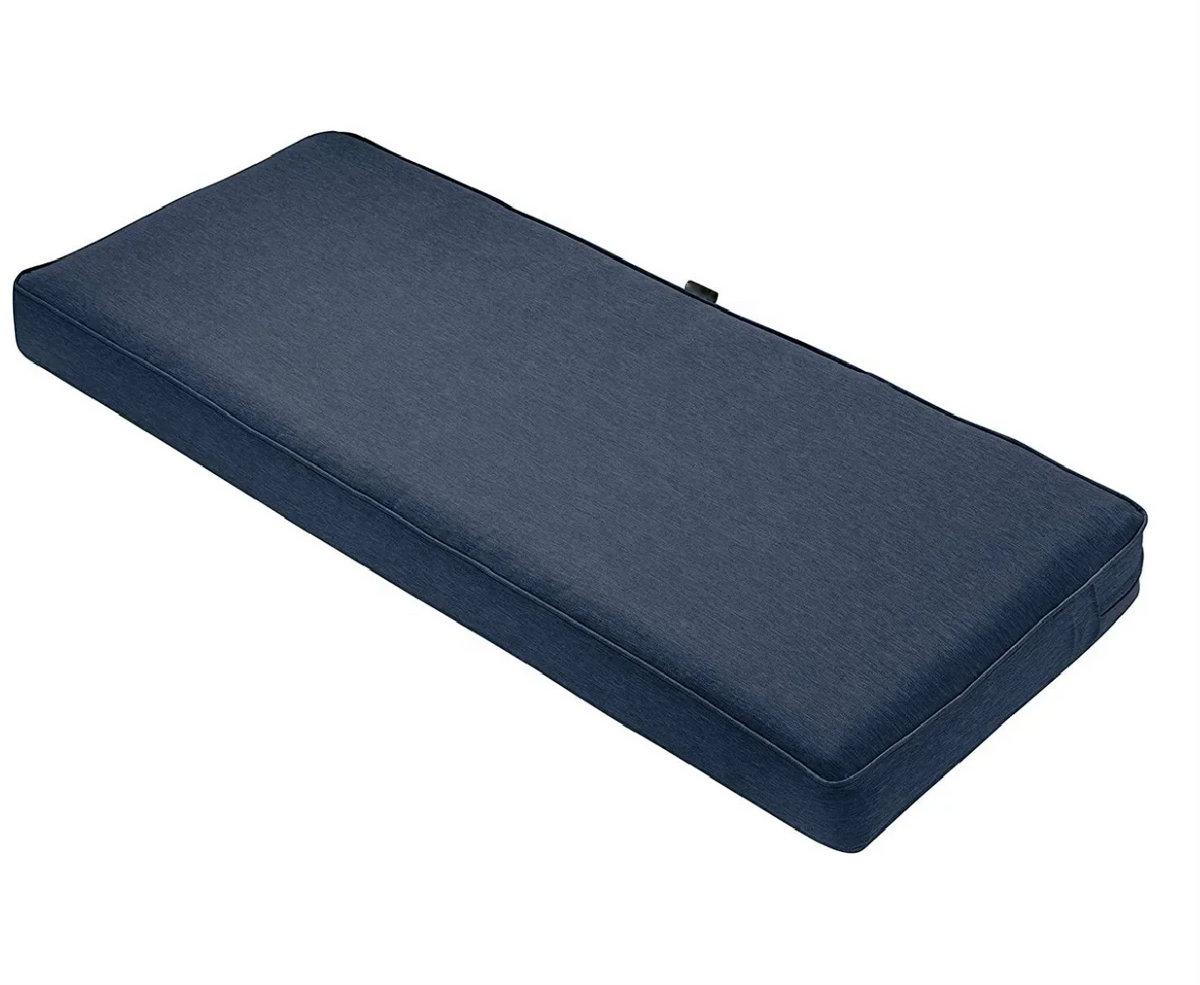 HKM-627347 Water-Resistant High Density Foam Outdoor Bench Seat Cushion with Washable Cover