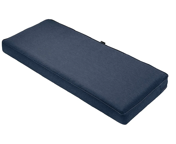 HKM-627347 Water-Resistant High Density Foam Outdoor Bench Seat Cushion with Washable Cover