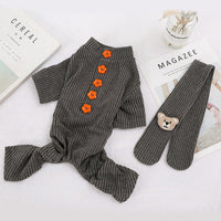 HKM-6273597 Cute Japanese and Korean Style Pet Dog Costume - Cotton Four-Legged Clothing