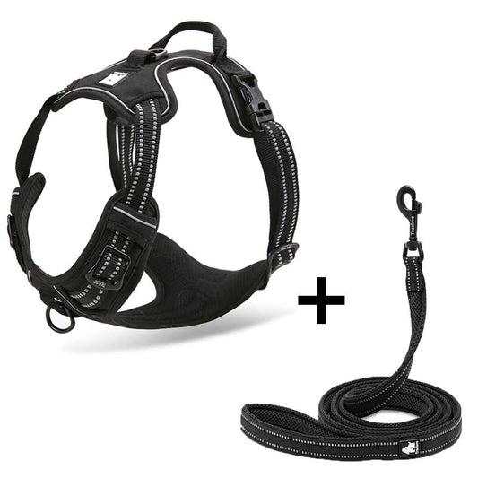 HKM-6274493 Dog Breast Strap for Comfortable Walking ¨C Adjustable Chest Traction Harness for Small to Large Breeds