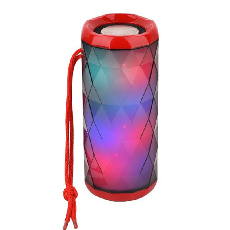 HKM-627475 Portable Outdoor LED Bluetooth Speaker with Multi-Flash Light and FM Radio Support