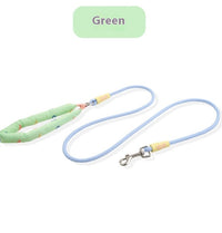HKM-6275005 Durable Polyester Dog Leash in Pink, Green, Purple, and Raspberry Powder for Small to Large Dogs