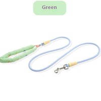 HKM-6275005 Durable Polyester Dog Leash in Pink, Green, Purple, and Raspberry Powder for Small to Large Dogs