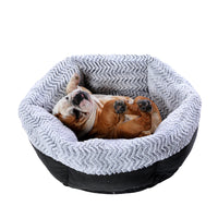 HKM-6275261 Hexagonal Doghouse for Pets - Stylish Cloth Pet Bed Available in Multiple Sizes