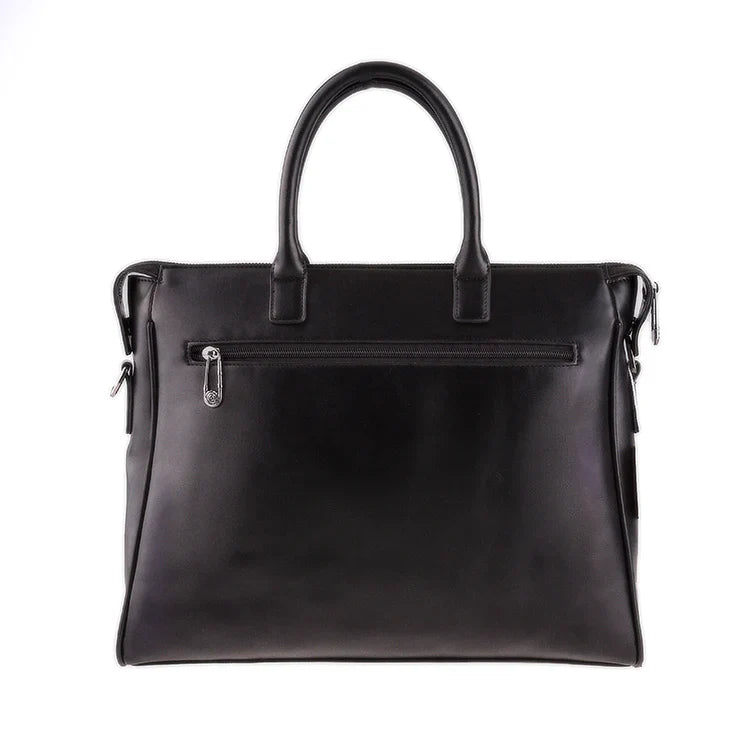 HKM-627539 Waterproof Black Business Briefcase for Men - Large Size Handbag