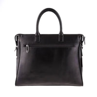 HKM-627539 Waterproof Black Business Briefcase for Men - Large Size Handbag