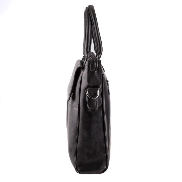 HKM-627539 Waterproof Black Business Briefcase for Men - Large Size Handbag