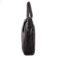HKM-627539 Waterproof Black Business Briefcase for Men - Large Size Handbag