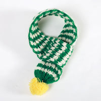 HKM-6275773 Winter Pet Scarf in Red, Green, and Gray - Warm Polyester Accessory for Puppies