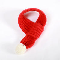 HKM-6275773 Winter Pet Scarf in Red, Green, and Gray - Warm Polyester Accessory for Puppies