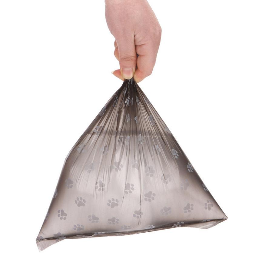 HKM-627667 Pet Cleaning Waste Bags with Footprint Design - 15 Count Roll