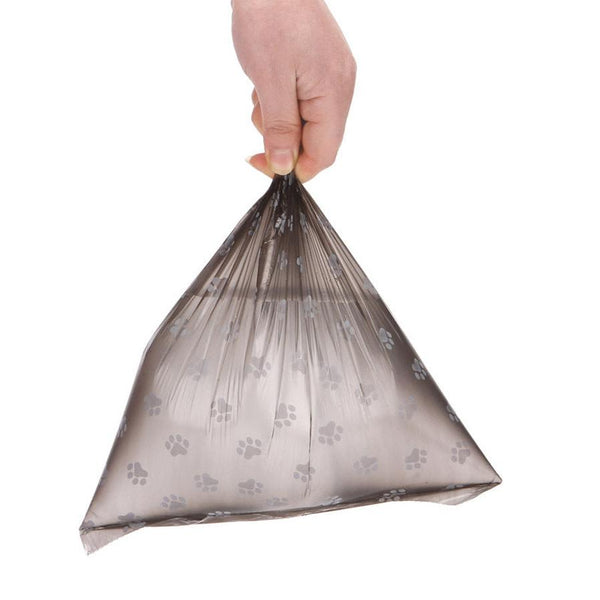HKM-627667 Pet Cleaning Waste Bags with Footprint Design - 15 Count Roll