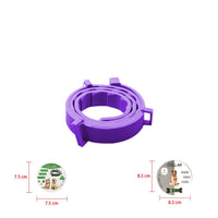 HKM-6277181 Deworming Collar for Pets - Available in Blue, Purple, Grey, Orange (65cm & 38cm)