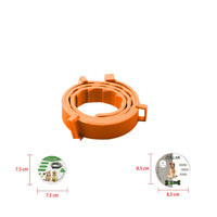 HKM-6277181 Deworming Collar for Pets - Available in Blue, Purple, Grey, Orange (65cm & 38cm)