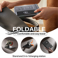 HKM-627859 3-in-1 Wireless Charging Station for Multiple Devices - Fast Charging Stand with Foldable Design