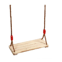 HKM-627859 Adjustable Eco-Friendly Wooden Patio Swing with Ropes