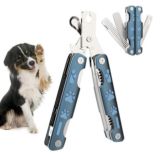 HKM-6278973 Multifunctional Pet Nail Clipper with Stainless Steel Comb