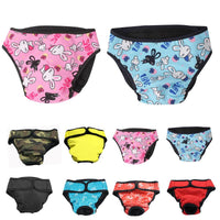 HKM-6279357 Large Female Dog Menstrual Pants - Cotton, Festive Colors, Adjustable Sizing (XS to XXL)