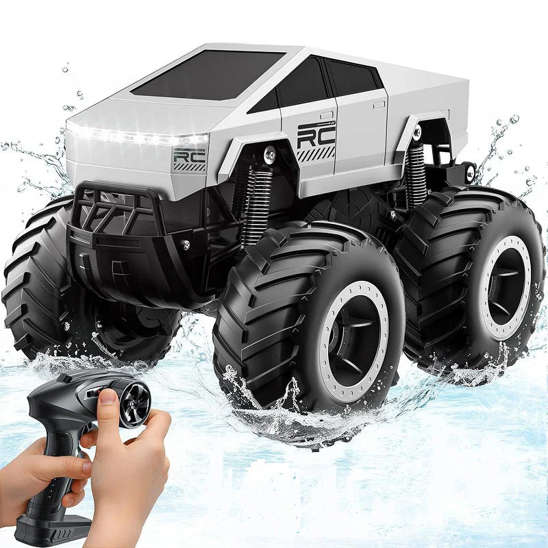 HKM-627987 Amphibious Off-Road Remote Control Car, 2.4G Waterproof 4WD for All Terrain Adventures