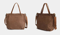 HKM-628051 Stylish Canvas Tote Handbag for Women - Versatile Sling Bag with Simple Design