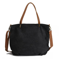 HKM-628051 Stylish Canvas Tote Handbag for Women - Versatile Sling Bag with Simple Design