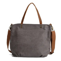 HKM-628051 Stylish Canvas Tote Handbag for Women - Versatile Sling Bag with Simple Design