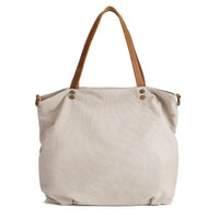 HKM-628051 Stylish Canvas Tote Handbag for Women - Versatile Sling Bag with Simple Design
