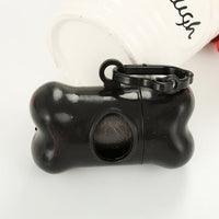 HKM-6283197 Compact Refillable Bone-Shaped Pet Waste Bag Dispenser with Cleaning Bags