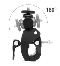 HKM-628371 Adjustable Bicycle Clip Stand for SLR Cameras and Digital Devices, 17-35MM Rod Compatibility, Angle Versatile Shooting, Max Load 2.5KG