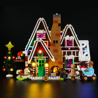 HKM-628435 LED Lighting Kit for Building Block Gingerbread House Compatible with 10267 Model