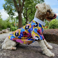 HKM-6285117 Casual Graffiti Print Pet Hoodie for Dogs in Multiple Sizes