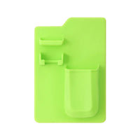 HKM-628563 Toothbrush and Razor Holder Set with Fog Resistant Silicone Shower Mirror