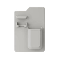 HKM-628563 Toothbrush and Razor Holder Set with Fog Resistant Silicone Shower Mirror