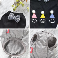 HKM-6286525 Summer Cotton Pet T-Shirt Vest with Hat for Dogs, Modern Style and Multiple Sizes