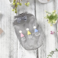 HKM-6286525 Summer Cotton Pet T-Shirt Vest with Hat for Dogs, Modern Style and Multiple Sizes