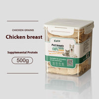 HKM-6286781 Freeze-Dried Chicken Nuggets for Cats - 500g Bag or Can